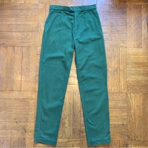Reed Hunter Green split hem Trouser size small